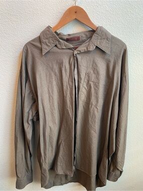 Nordstrom Men's Lightweight Shirt Jacket - Taupe Brown